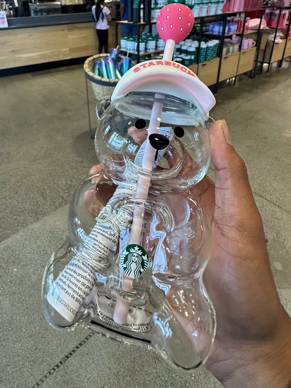 2026 Starbucks Bearista Pink Strawberry